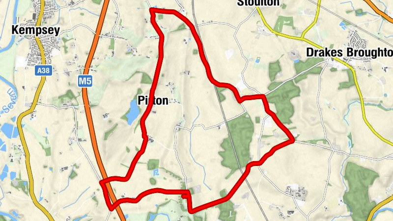 Drakes Broughton and Wadborough - Wadborough - Abbots Wood - Croome D'Abitot