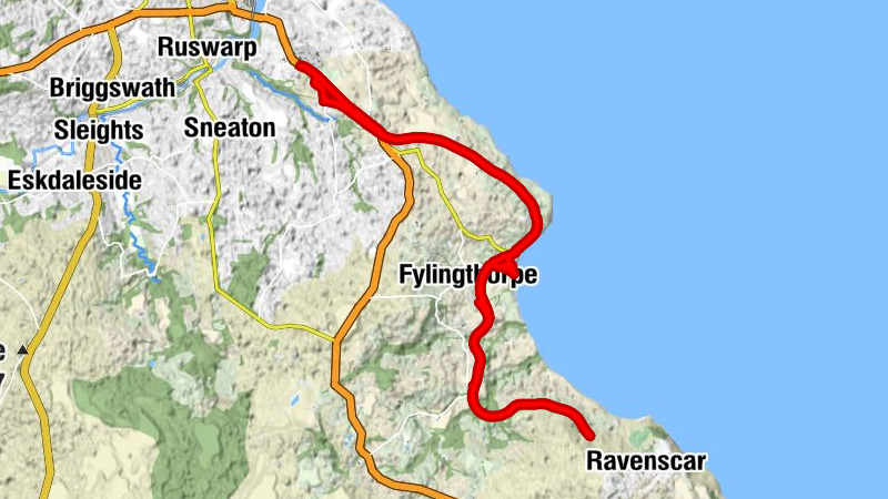 Robin Hood's Bay - St Stephen's - Fylingthorpe - Stoupe Brow