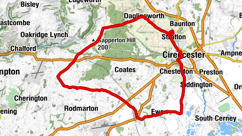 Stratton - St Peter - Daglingworth - Cirencester