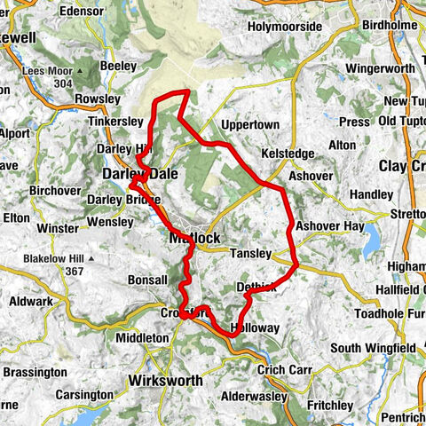 Darley Dale - Cromford Methodist Church - St Mary's Church - Barringtons