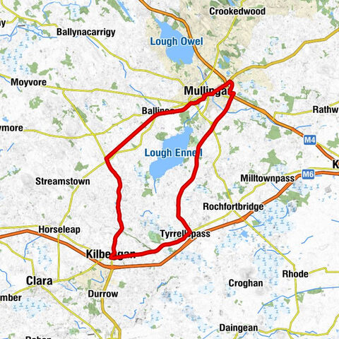 Mullingar - Ballinea - Kilbeggan