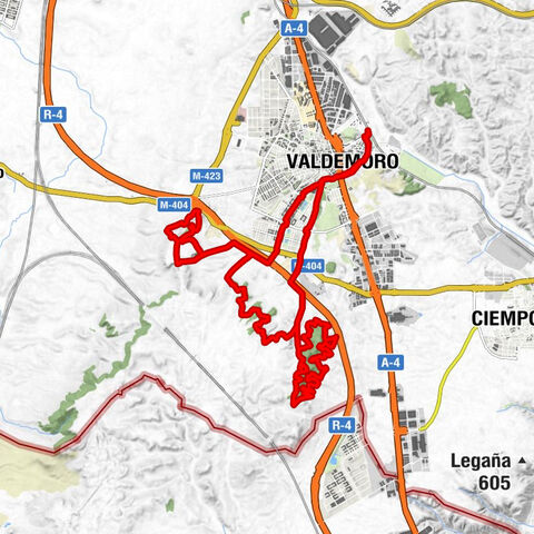 Valdemoro - El Palancar - Valdeortigas