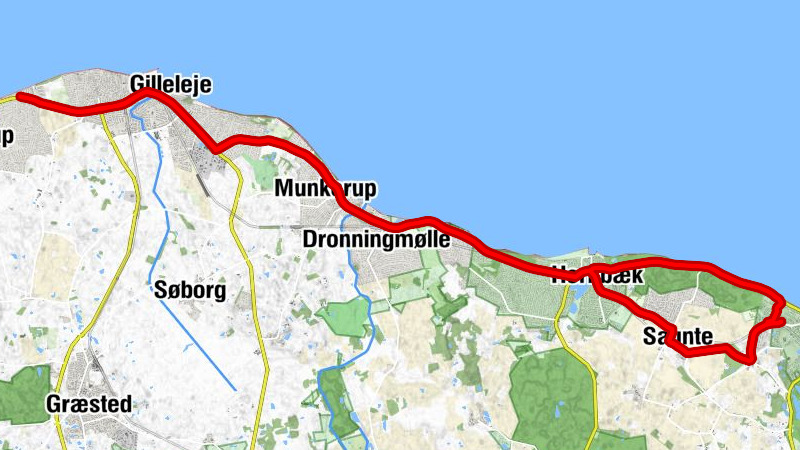Ellekilde - Skibstrup - Saunte - Gilleleje Kirke