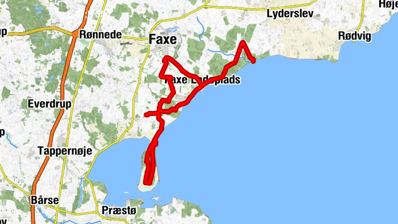 Vemmetofte Strand - Hylleholt Kirke - Restaurant Proviant - Roholte Kirke