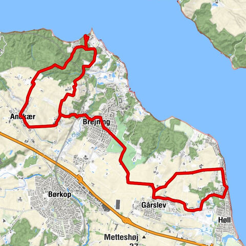 Holtser Hage - Andkær - Sellerup - Brejning