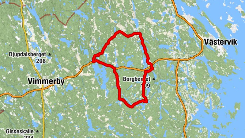 Blackstad - Toverum - Hökhult - Tibbhult