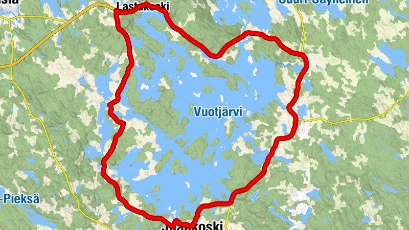 Lastukoski - Pisankoski - Venäänaho - Juankoski