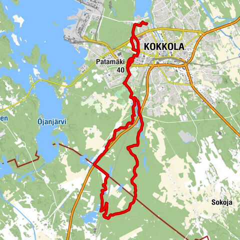 Pikiruukki - Tullimäki - Kokkola - Patamäki