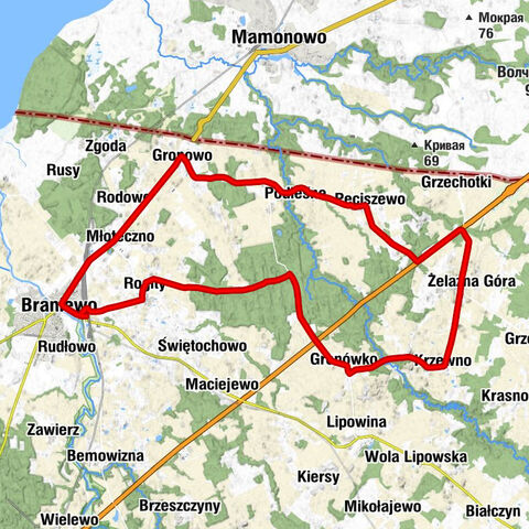 Cerkiew Świętej Trójcy - Kościół pw. Świętego Antoniego - Kościół pw. Błogosławionej Reginy Protmann - Braniewo