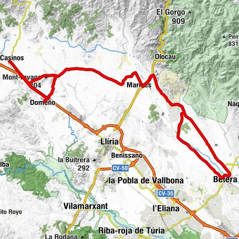 Casinos - Marines - Bétera - Urbanització Camp de Llíria