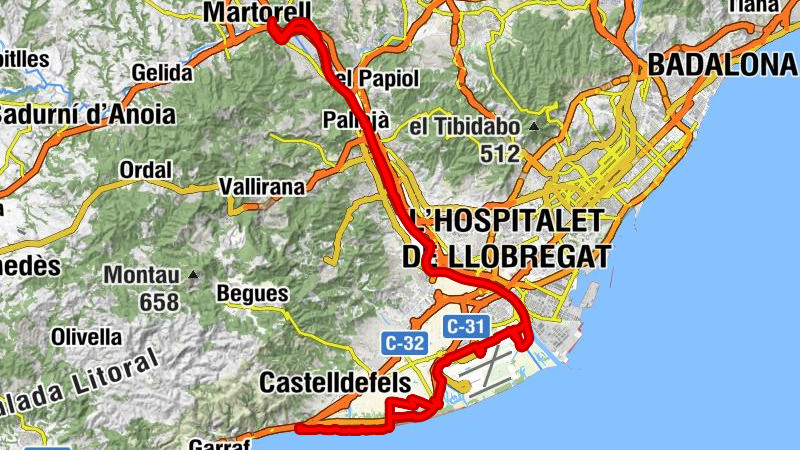 Platja de Castelldefels - Castelldefels - Gavà - Viladecans