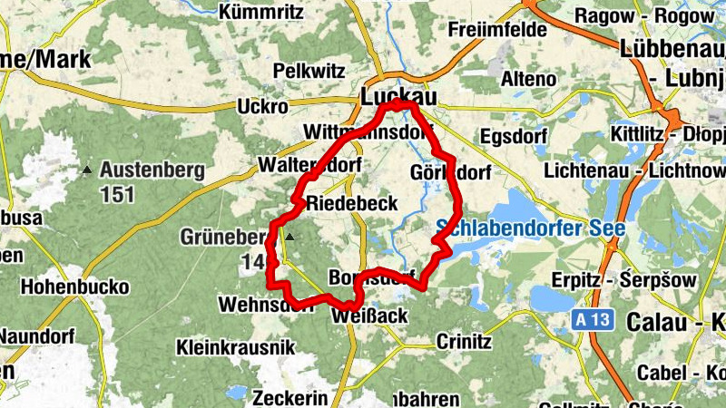 Walddrehna - Luckau - Hallenkirche St. Nikolai