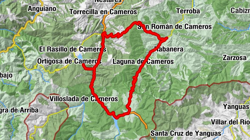 Villanueva de Cameros - Ermita de Nuestra señora de los Nogales - Puerto de La Rasa - Collado de Sancho Leza