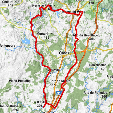 Oroso Pequeno - Igrexa de San Pedro de Ardemil - Igrexa de San Lourenzo de Bruma - Trasmonte