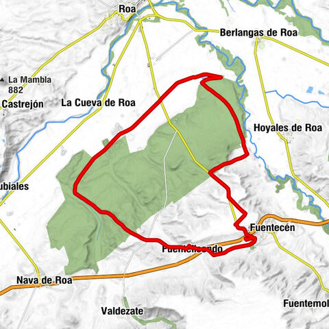 Las Solanas - Fuentelisendo - Malmayor - Valdolleros