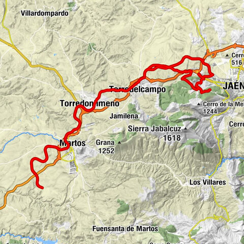Jaén - Torredelcampo - Torredonjimeno - Martos
