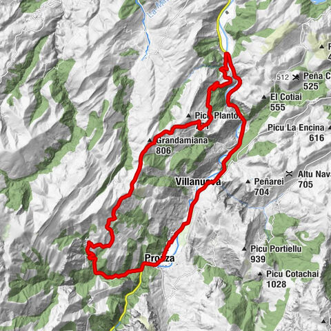 Proaza - Grandamiana - Ilesia de San Gabriel de Castañéu'r Monte - La Senderuela