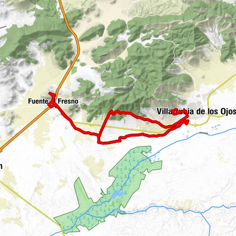 Fuente el Fresno - Barranco Venancio - Villarrubia de los Ojos