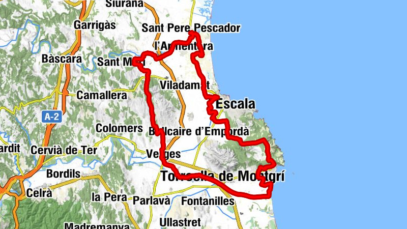 Sant Pere Pescador - Església de Sant Miquel - Església de Sant Sadurní de Garrigoles - Roca Maura
