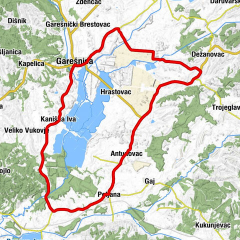 Garešnica - crkva svetog Nikole biskupa - crkva Blažene Djevice Marije Lurdske - crkva pohoda Blažene Djevice Marije