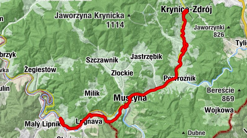 Andrzejówka - Muszyna - Kościół pw. Świętego Antoniego Padewskiego - Kościół pw. Wniebowzięcia Najświętszej Maryi Panny