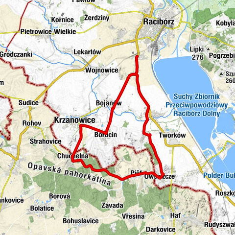 Studzienna - Kaple sv. Jana Nepomuckého - Kościół pw. Świętego Urbana - Racibórz