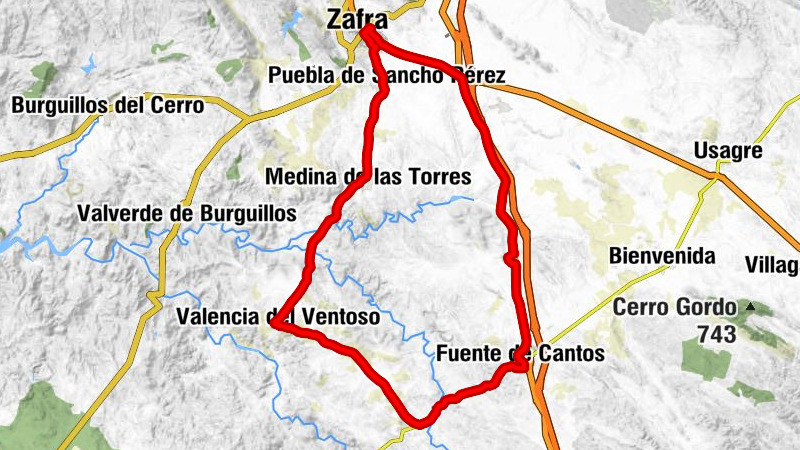 Zafra - Calzadilla de los Barros - Fuente de Cantos - Iglesia Evangélica de Zafra