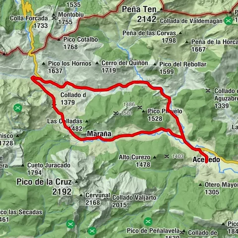 Nuestra Señora de la Puente - Collado de Cagüezo - Albergue La Parada - Acebedo