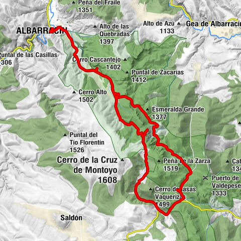 Albarracín - Ermita de Santa Bárbara - El Losar - Dornaque