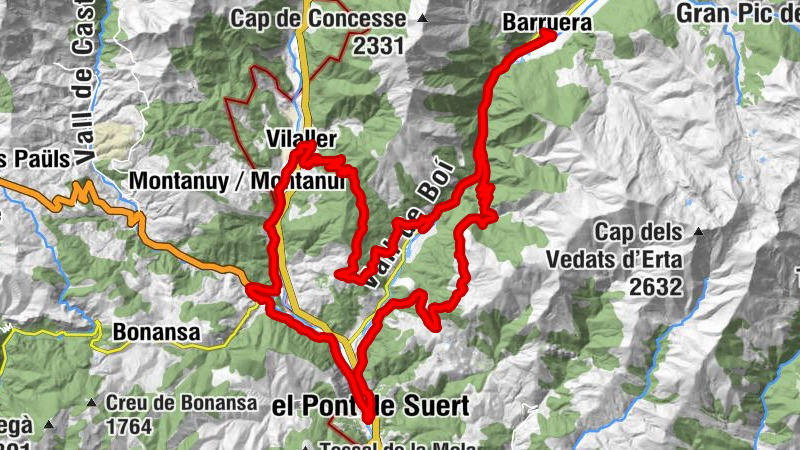 Noray - Sant Feliu de Barruera - Sant Climent - Ermita de Sant Salvador d'Irgo