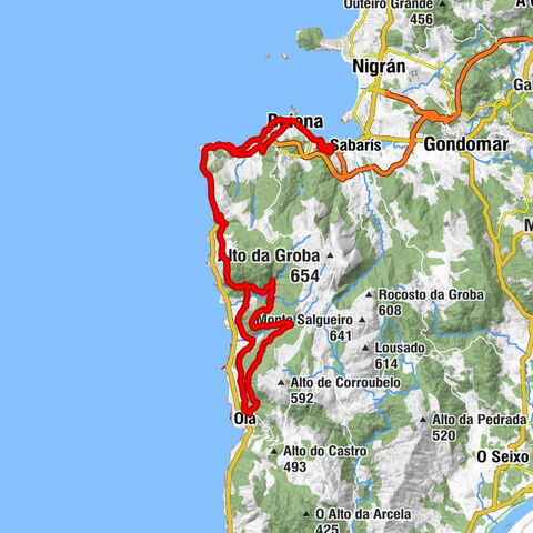 As Areas - O Cruceiro Novo - Baiona - Igrexa de San Miguel de Viladesuso