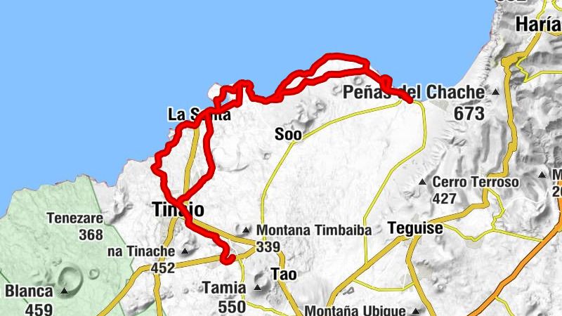 La Vegueta - La Cañada - Tinajo - La Costa