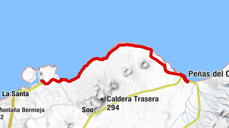 Urbanización la Santa Sport - Caleta de Caballo - El Risco - Caleta de Famara