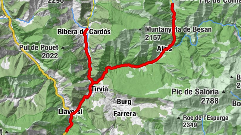 Restaurant Noguera - Llavorsí - Terveu - Mare de Déu de Montserrat de Casa Coix