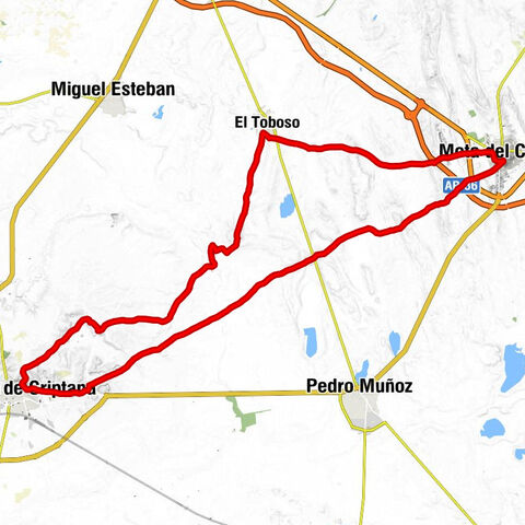 Mota del Cuervo - El Toboso - La Laguna - Campo de Criptana
