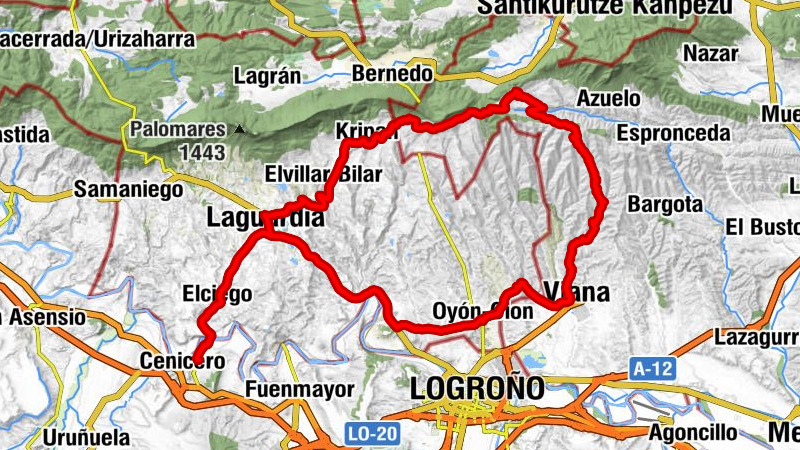 Cenicero - Laguardia - Ermita del Santo Cristo del Humilladero - Ermita de San Cristobal