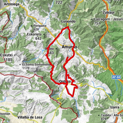 Iñarratxu - Amurrio - Markijana - Santuario Nª Señora de la Antigua