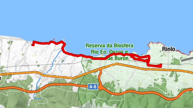 Rinlo-A Devesa - Os Olleiros - Cepetal - Meirengos