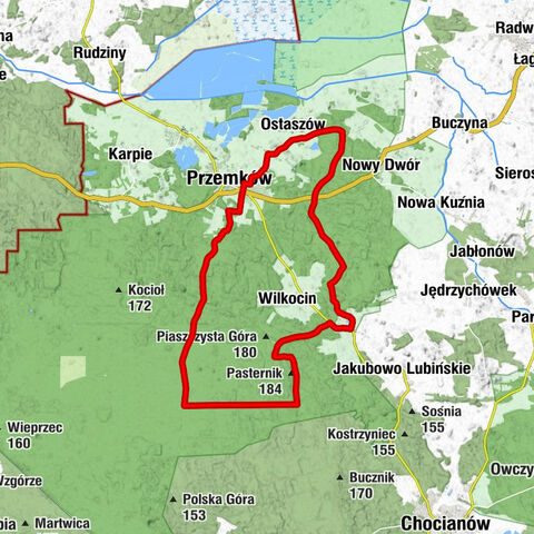 Wysoka - Przemków - Łężce - Ostaszów