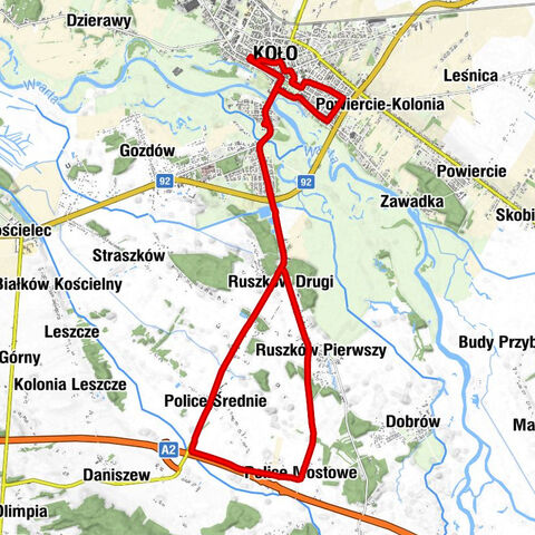 Koło - Stare Miasto - Kościół farny Podwyższenia Krzyża Świętego - Kościół Nawiedzenia Najświętszej Maryi Panny