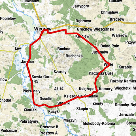 Węgrów - Kaplica dojazdowa - Bazylika Kolegiacka Wniebowzięcia Najświętszej Maryi Panny - Kaplica pw. Matki Bożej Śnieżnej