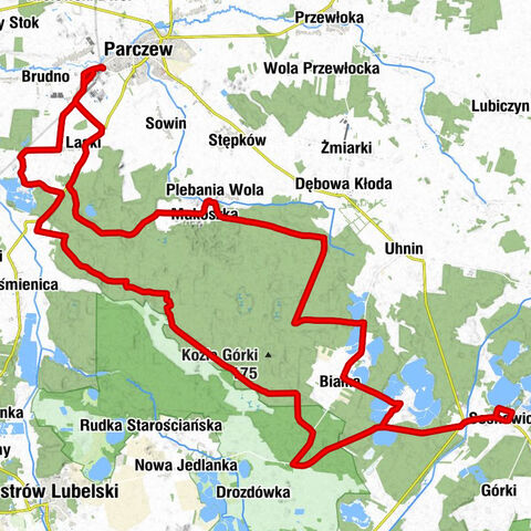 Parczew - Pohulanka - Buradów - Kościół pw. Serca Jezusowego