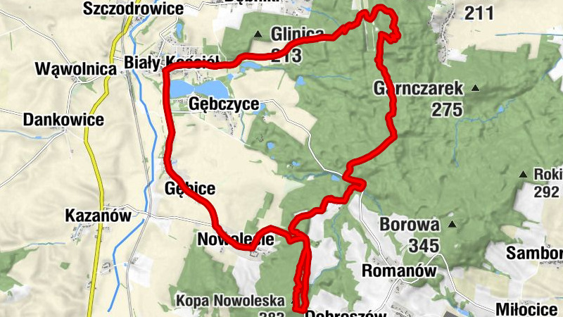 Zimnodół - Kopa Nowoleska - Miecznik - Kościół pw. św. Marcina