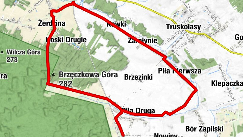 powiat kłobucki - Kuleje - Koski Pierwsze - Żerdzina