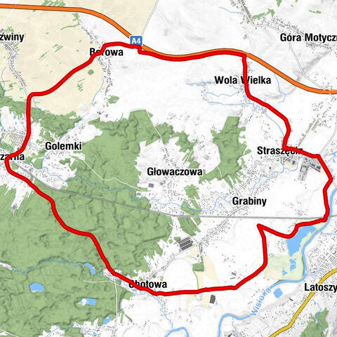Dębica - Wola Wielka - Środek - Straszęcin