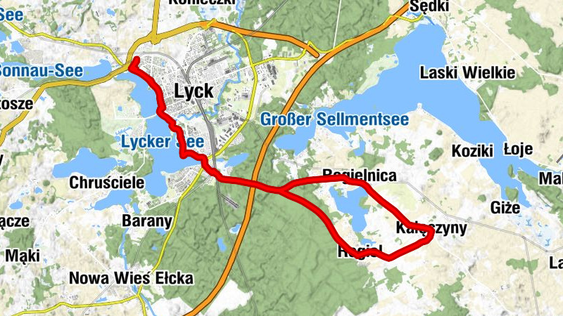 Osiedle Północ I - Ełk - Osiedle Szyba - Osiedle Wczasowe