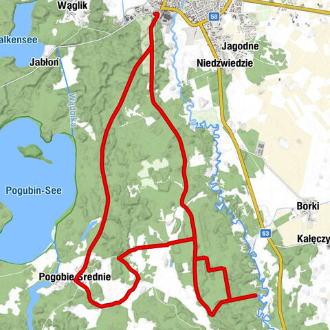 Pisz - Kościół Filialny pw. Św. Anny - Jeleni Bór