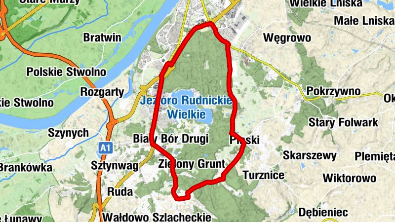 gmina Grudziądz - Hanowo - Grudziądz - Rządz Przemysłowy