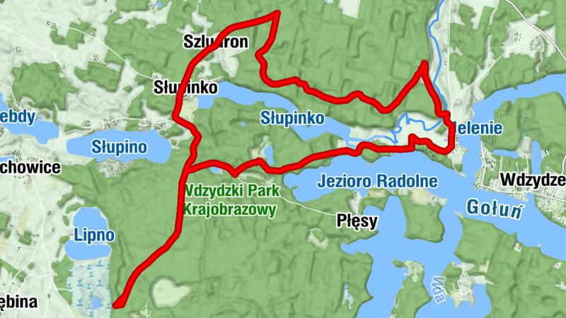 powiat kościerski - Słupinko - Szludron - Czarlina