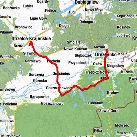 Nowe Drezdenko - Kościół Najświętszego Serca Pana Jezusa - Gospoda - Kościół rzymskokatolicki filialny pod wezwaniem świętego Andrzeja Boboli